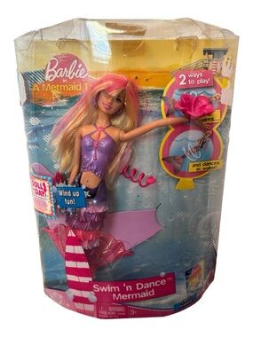 Barbie Swim 'n Dance Blonde Mermaid 2010 Rare in Box